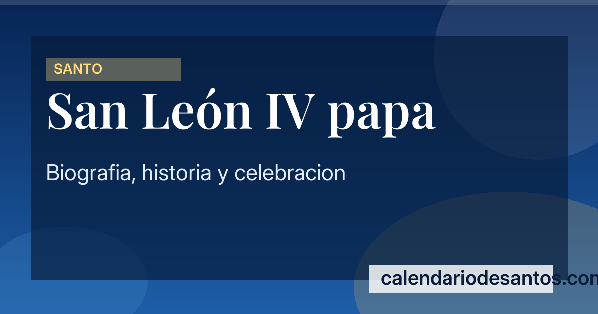 San León IV Papa - Protector de Roma